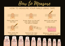 Load image into Gallery viewer, Nail Sizing Kit- Stilleto- Long- (Natural)