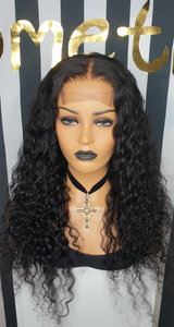 Alpha Water Wave lace closure wig