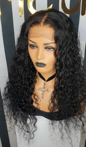 Alpha Water Wave lace closure wig