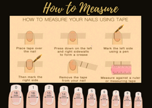 Load image into Gallery viewer, Nail Sizing Kit- Ballerina- Long- (Natural)
